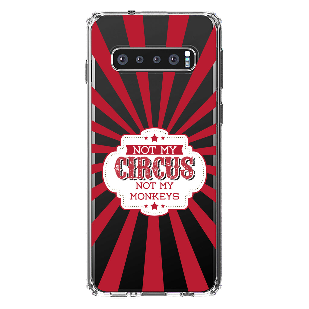 Not My Circus, Not My Monkeys Clear Shockproof iPhone Case, view 16