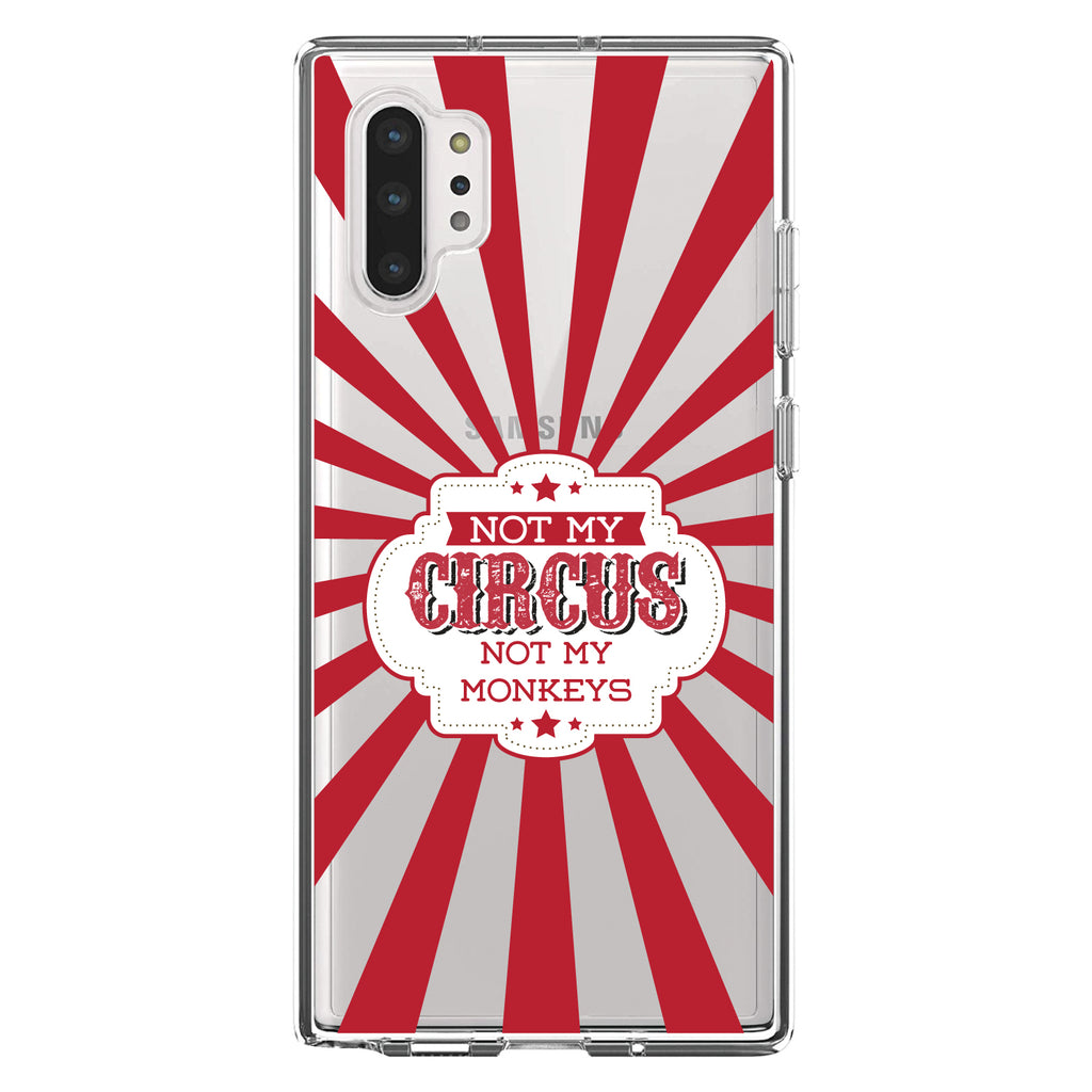 Not My Circus, Not My Monkeys Clear Shockproof iPhone Case, view 10
