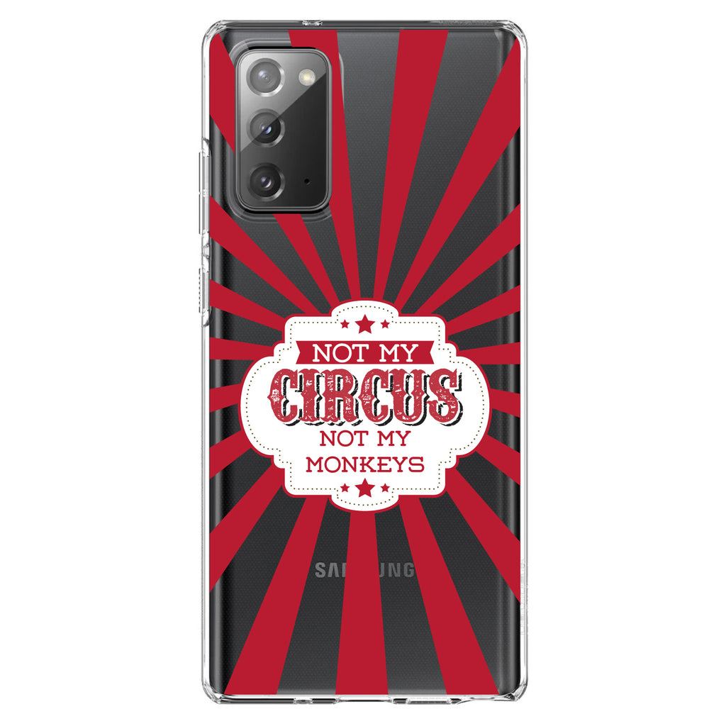 Not My Circus, Not My Monkeys Clear Shockproof iPhone Case, view 8