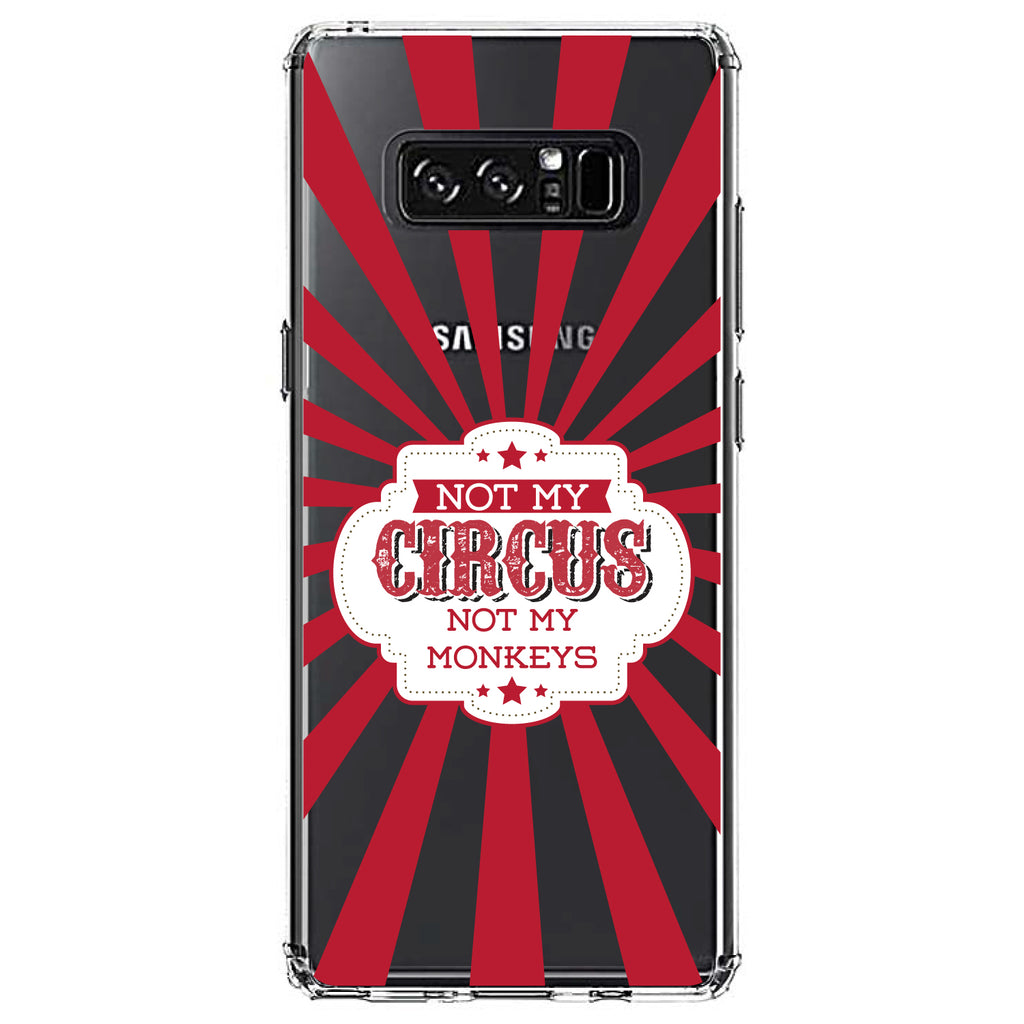 Not My Circus, Not My Monkeys Clear Shockproof iPhone Case, view 12