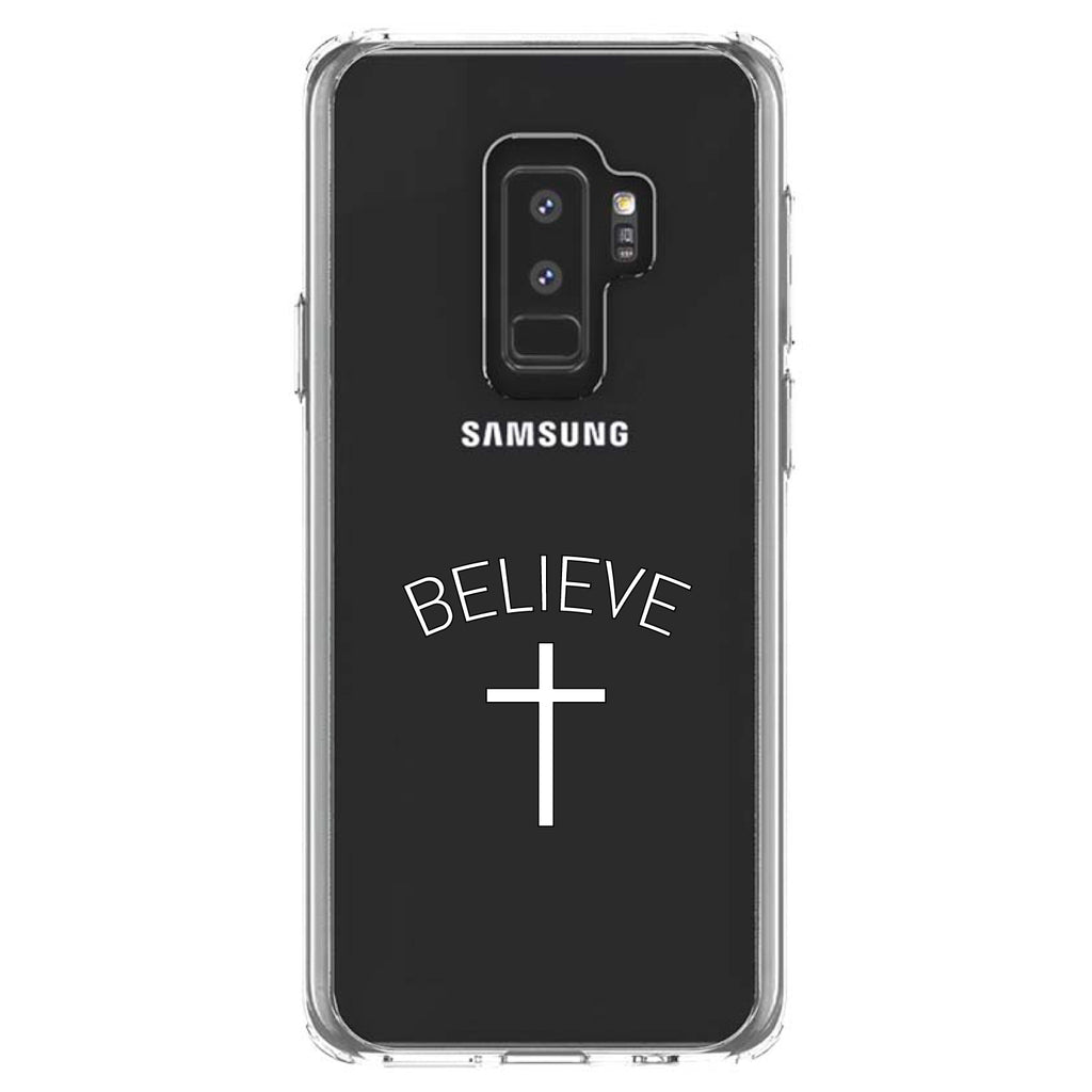 BELIEVE, Cross, Jesus Clear Shockproof iPhone Case, view 20