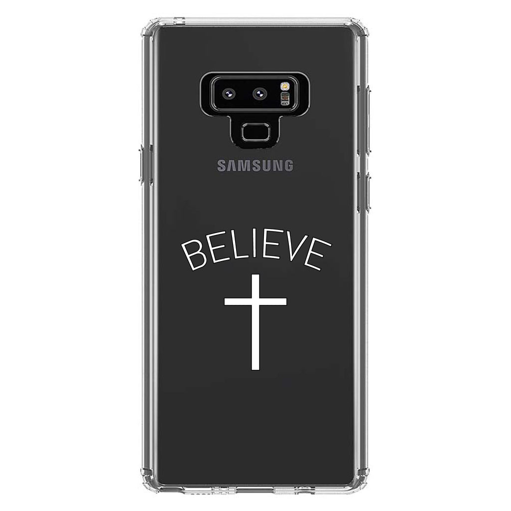 BELIEVE, Cross, Jesus Clear Shockproof iPhone Case, view 11