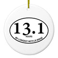 Longest TV Binge Ceramic Ornament