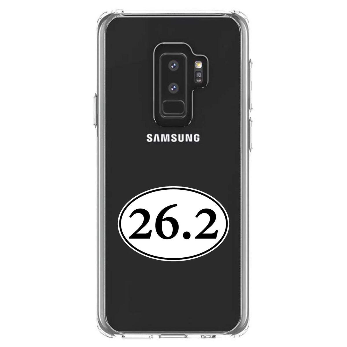 26.2, Marathon Sticker, Running Clear Shockproof iPhone Case, view 20