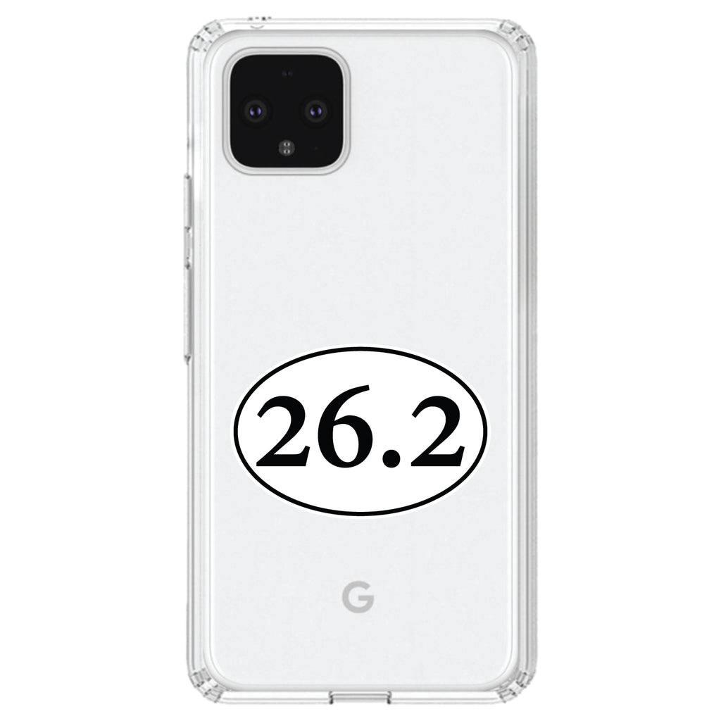 26.2, Marathon Sticker, Running Clear Shockproof iPhone Case, view 24