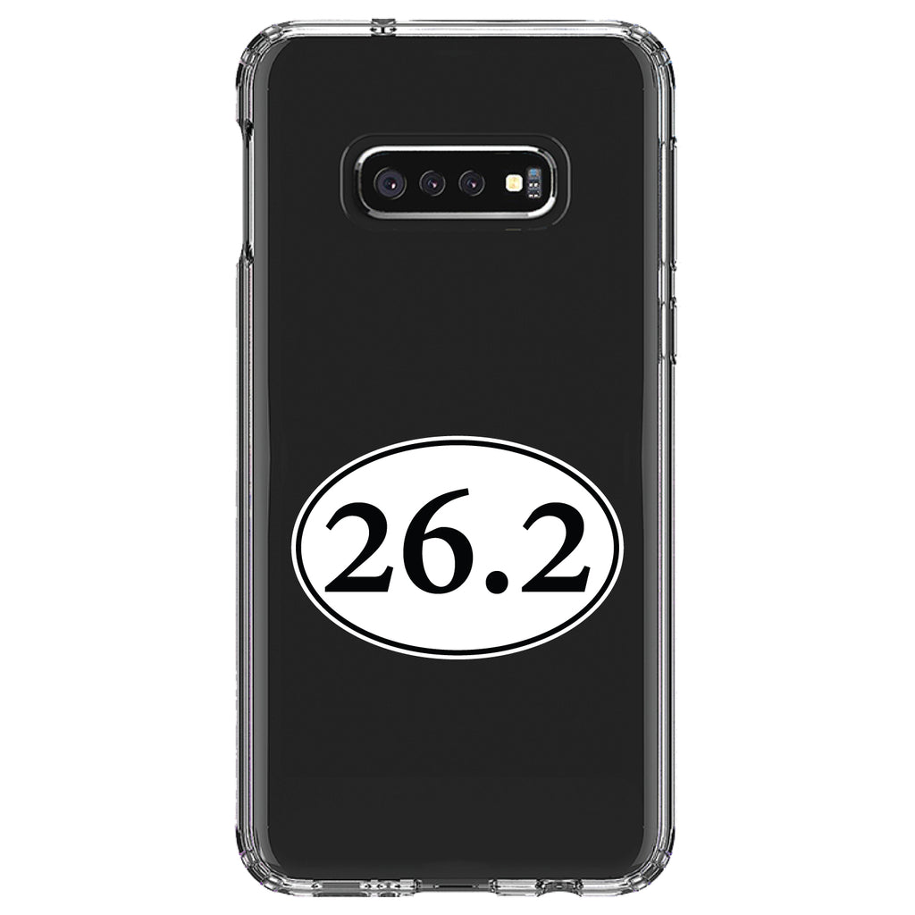 26.2, Marathon Sticker, Running Clear Shockproof iPhone Case, view 18