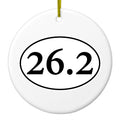Running Ceramic Ornament
