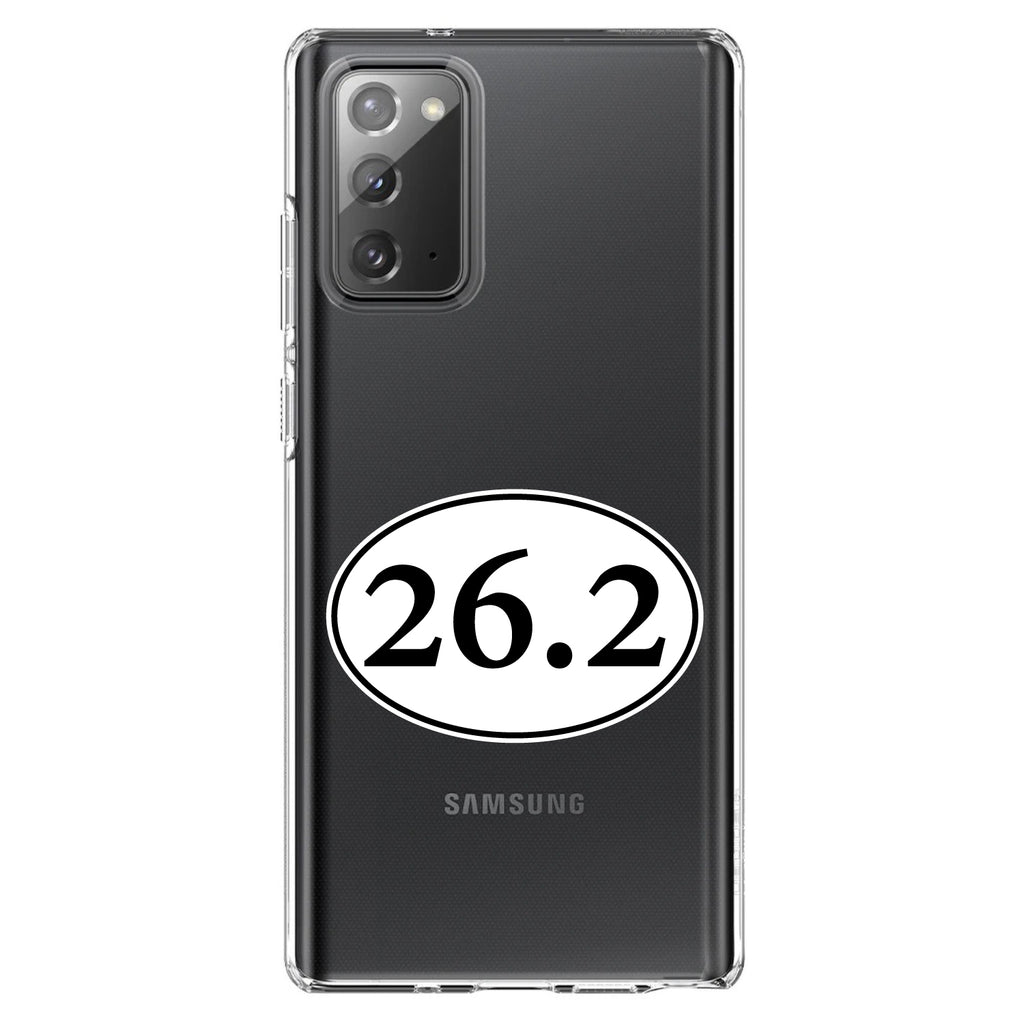 26.2, Marathon Sticker, Running Clear Shockproof iPhone Case, view 7