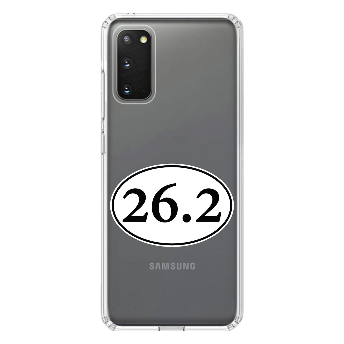 26.2, Marathon Sticker, Running Clear Shockproof iPhone Case, view 14