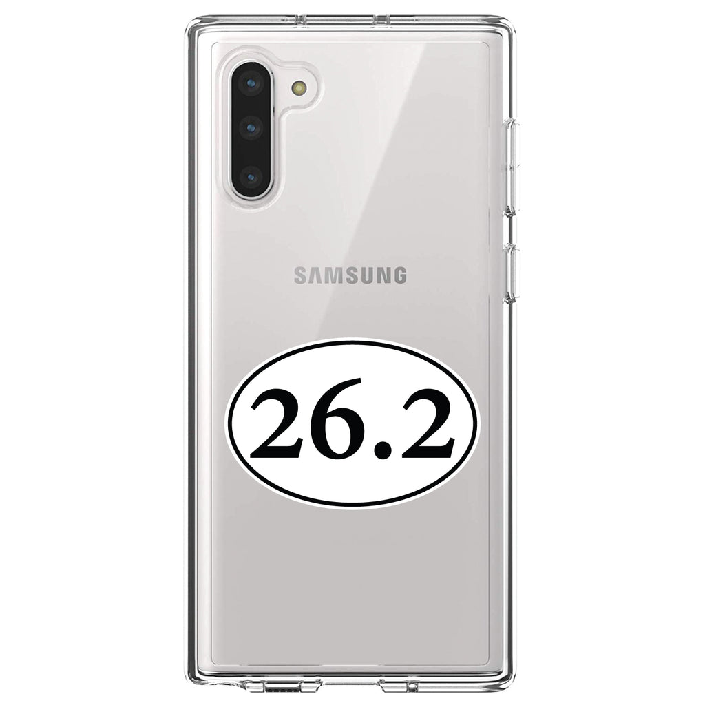 26.2, Marathon Sticker, Running Clear Shockproof iPhone Case, view 9