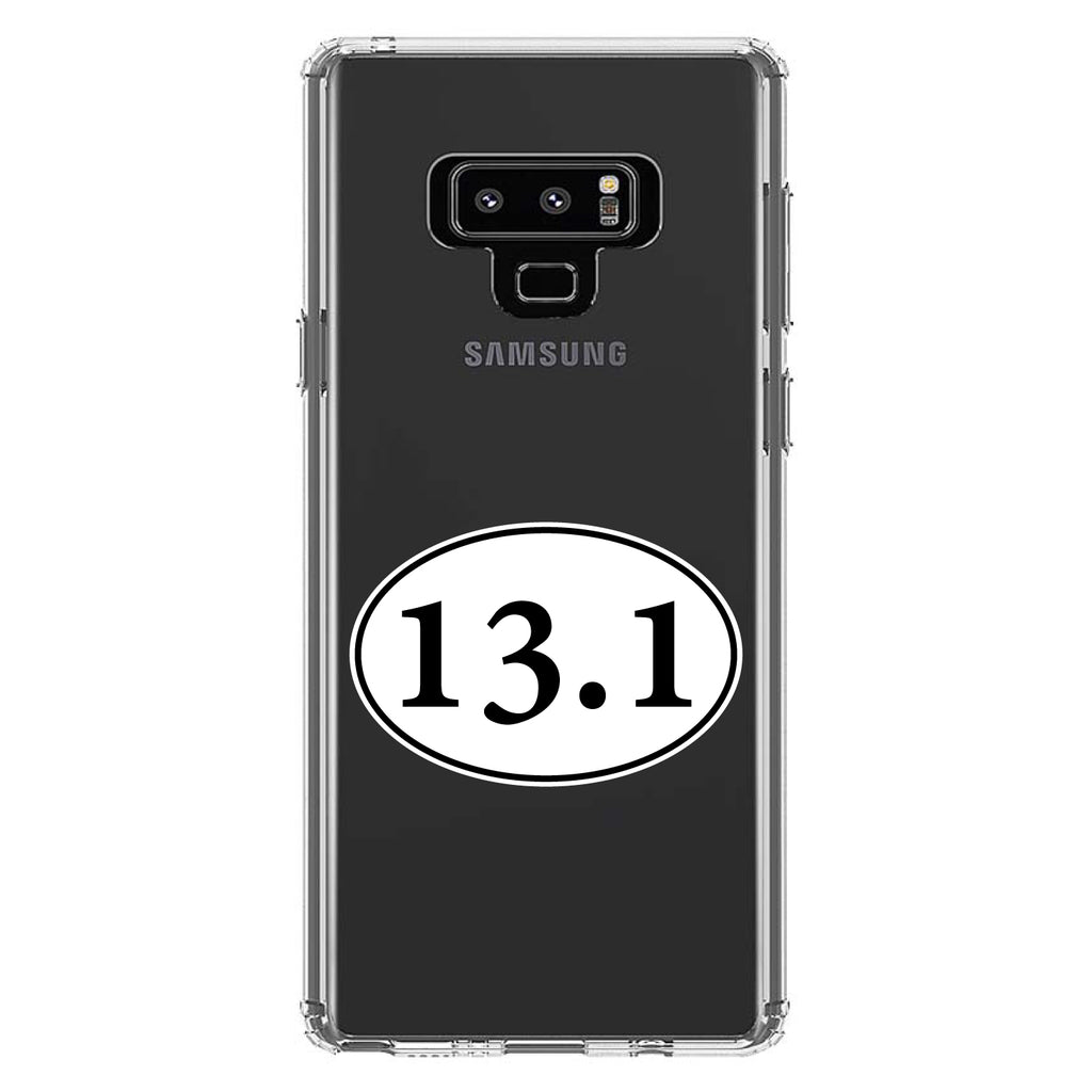 13.1, Half Marathon Sticker, Running Clear Shockproof iPhone Case, view 11