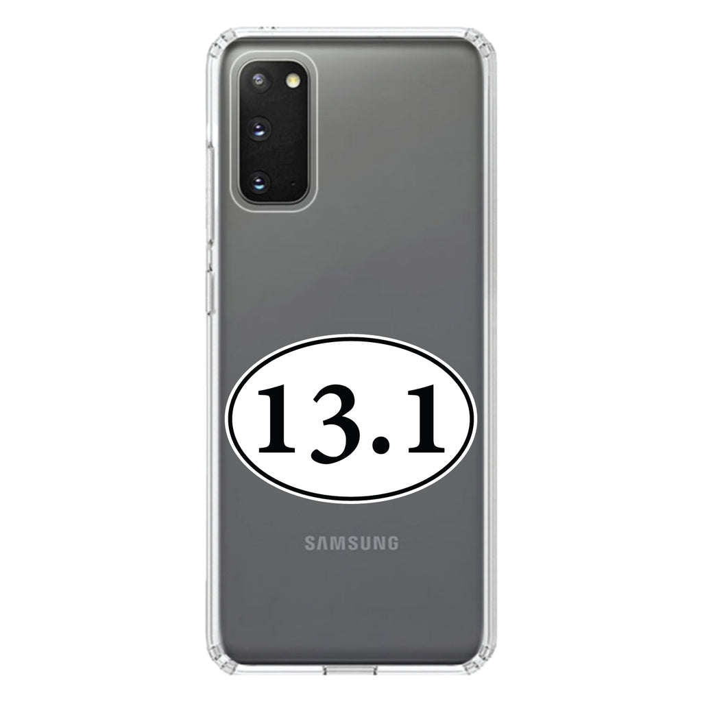 13.1, Half Marathon Sticker, Running Clear Shockproof iPhone Case, view 14