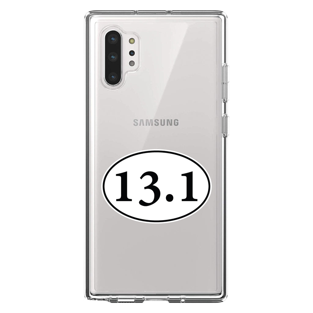 13.1, Half Marathon Sticker, Running Clear Shockproof iPhone Case, view 10