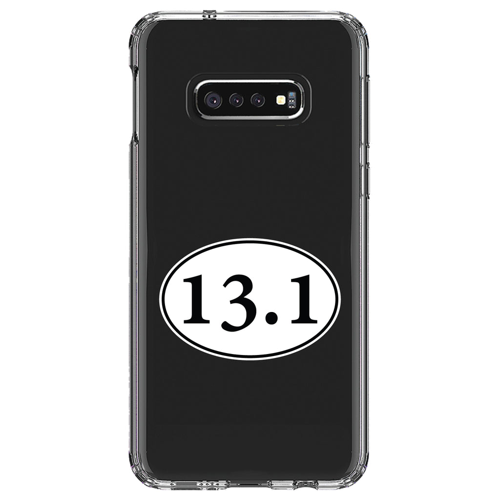13.1, Half Marathon Sticker, Running Clear Shockproof iPhone Case, view 18