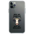 Not My Pasture, Not My BS Clear Shockproof iPhone Case