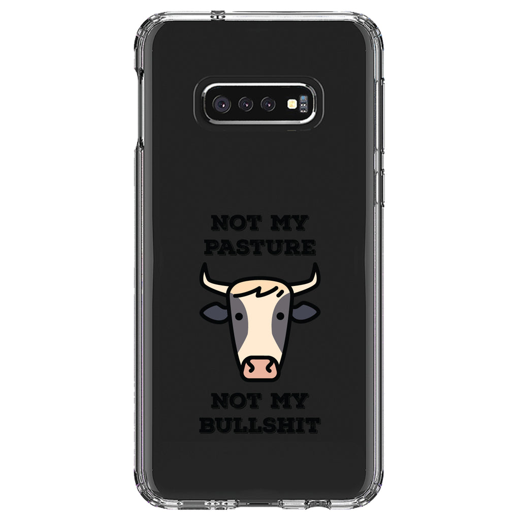 Not My Pasture, Not My BS Clear Shockproof iPhone Case, view 18