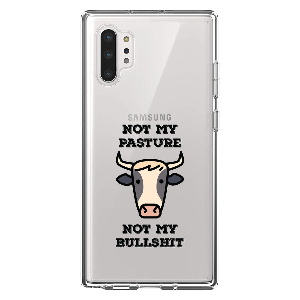 Not My Pasture, Not My BS Clear Shockproof iPhone Case, view 10