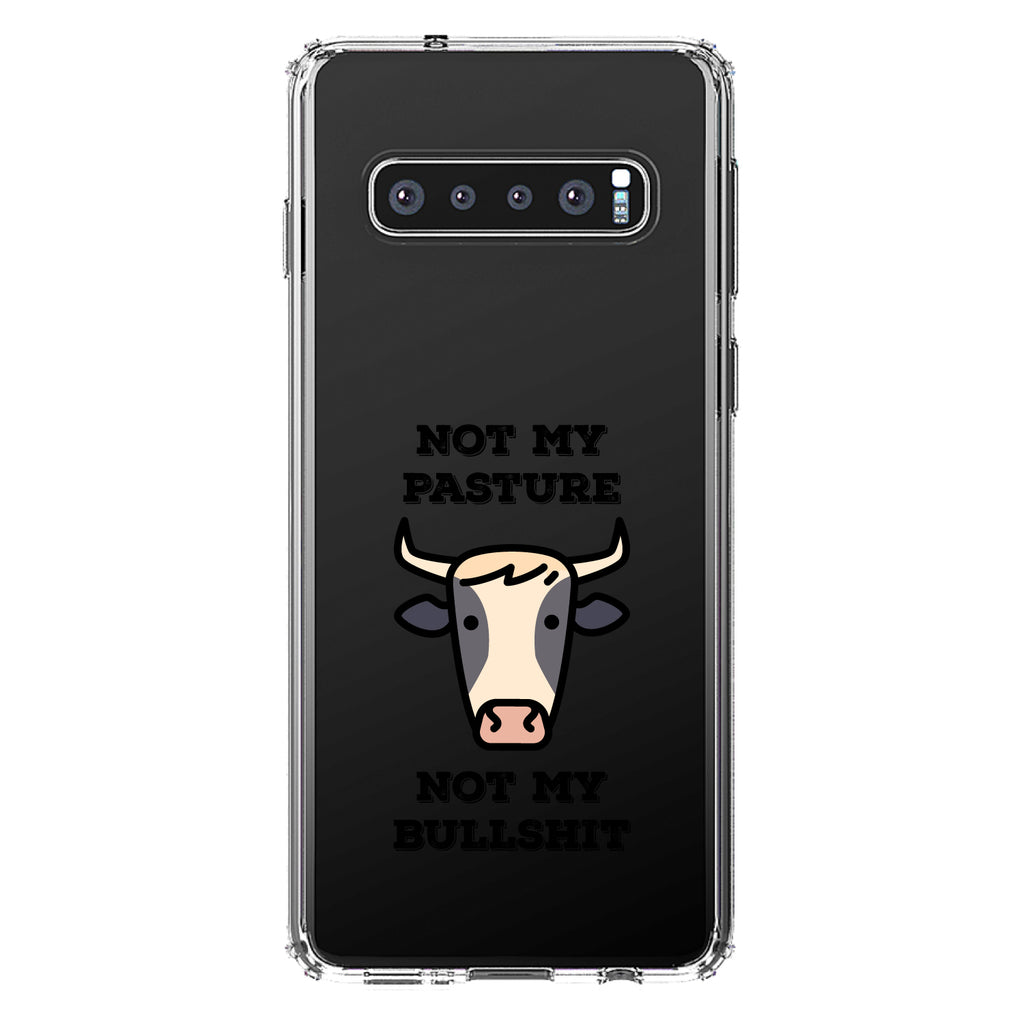 Not My Pasture, Not My BS Clear Shockproof iPhone Case, view 17
