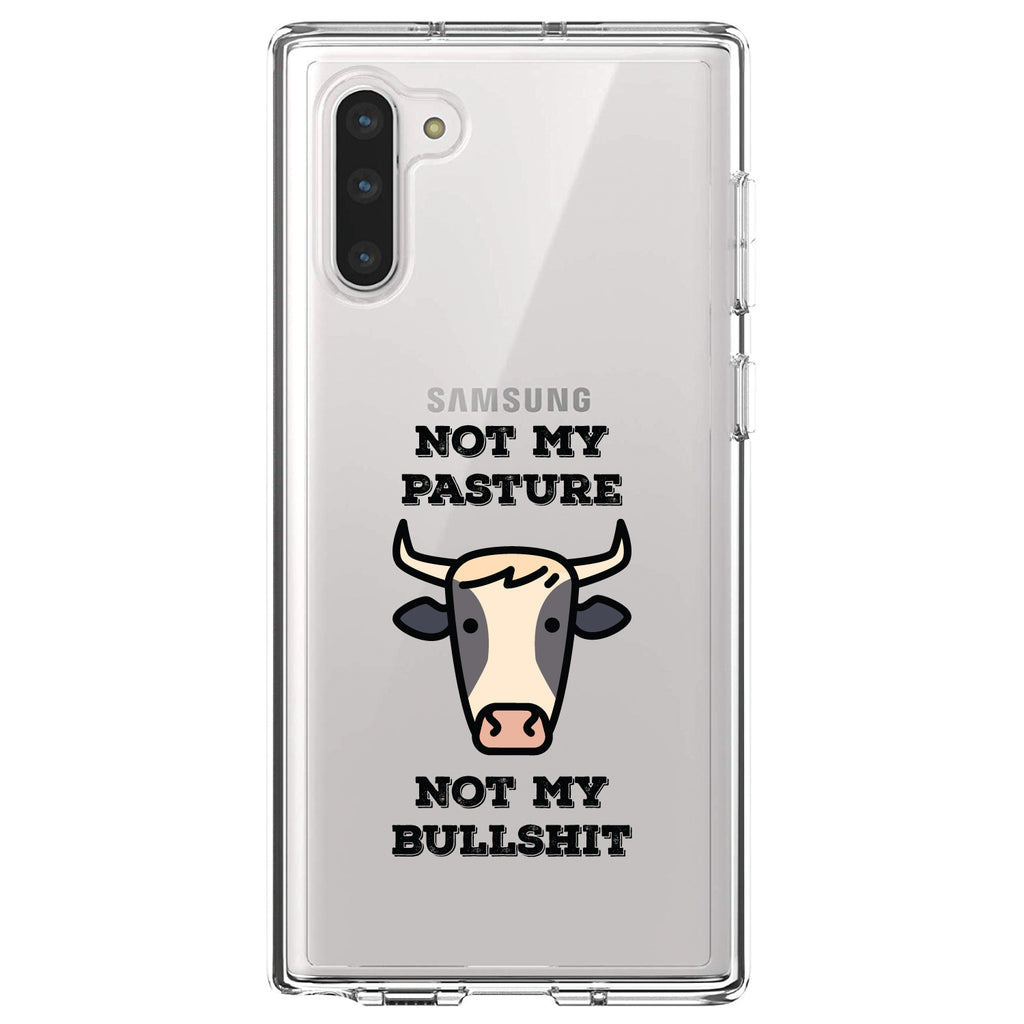 Not My Pasture, Not My BS Clear Shockproof iPhone Case, view 9