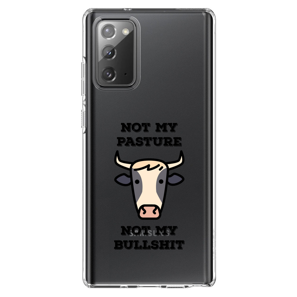 Not My Pasture, Not My BS Clear Shockproof iPhone Case, view 7
