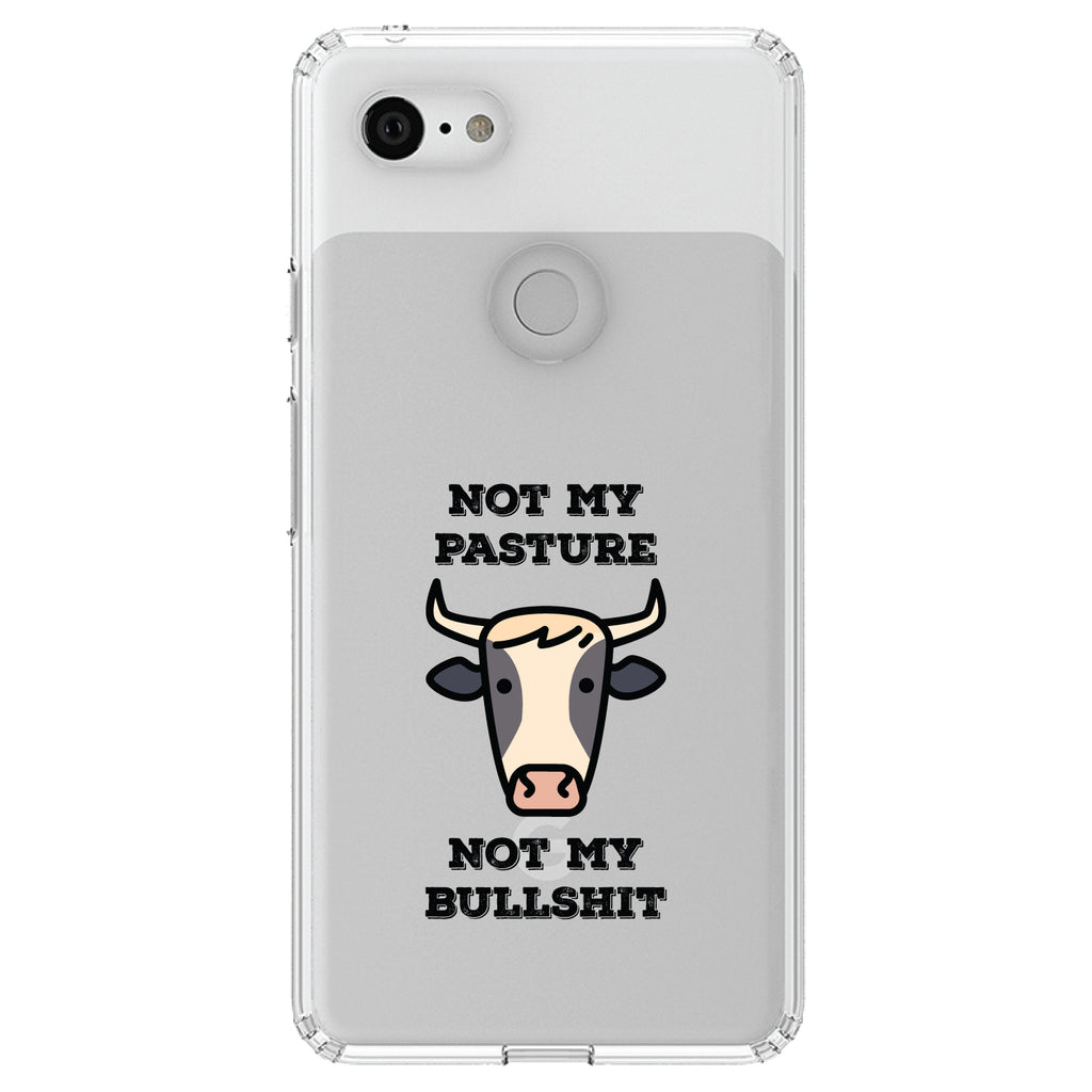 Not My Pasture, Not My BS Clear Shockproof iPhone Case, view 21