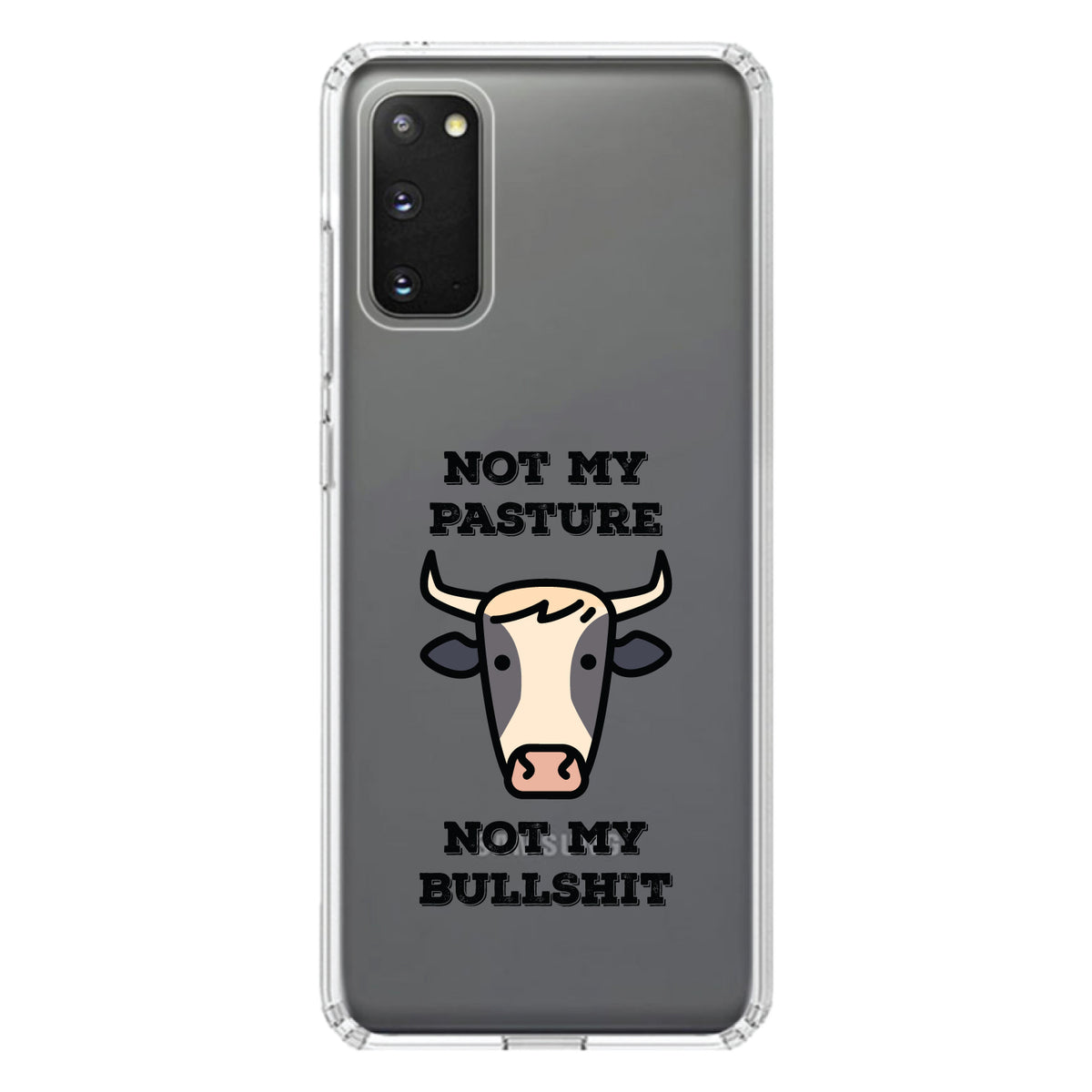 Not My Pasture, Not My BS Clear Shockproof iPhone Case, view 14
