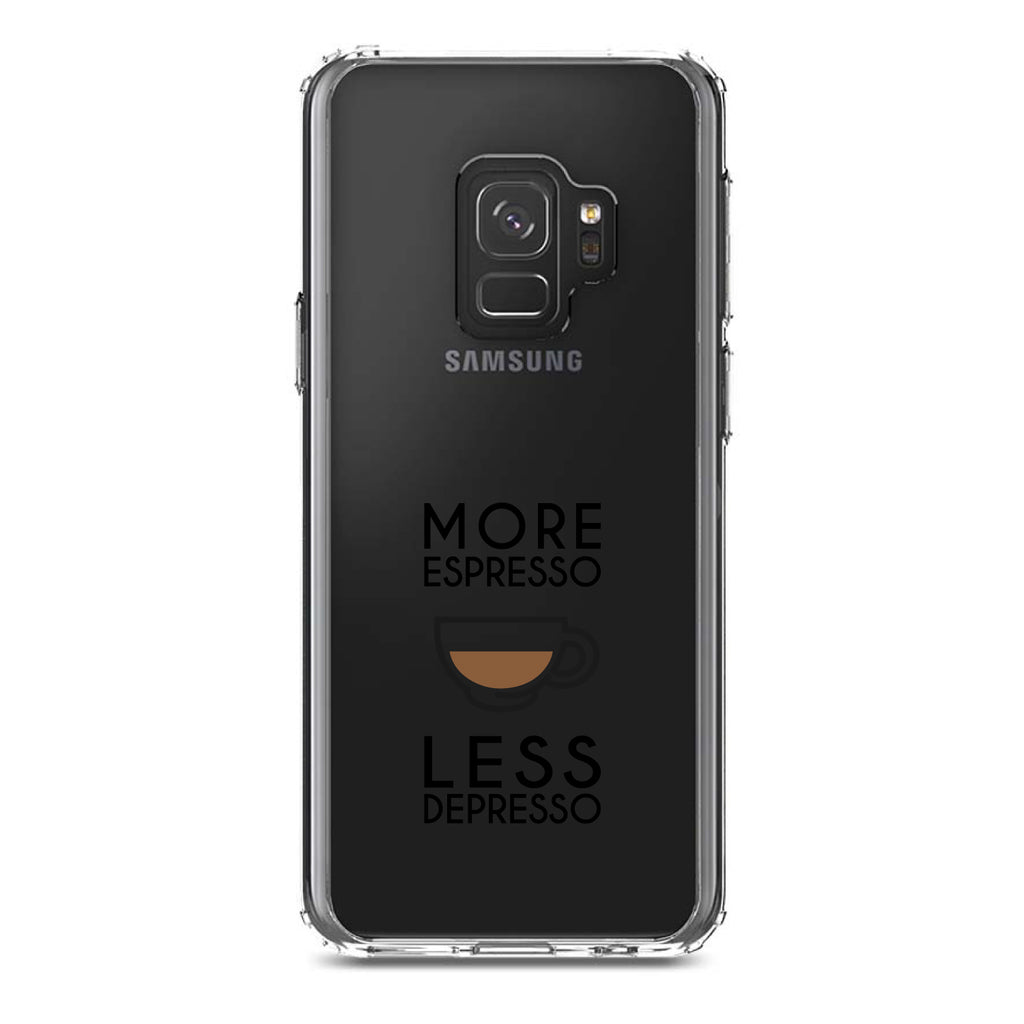 More Espresso Less Depresso Clear Shockproof iPhone Case, view 19
