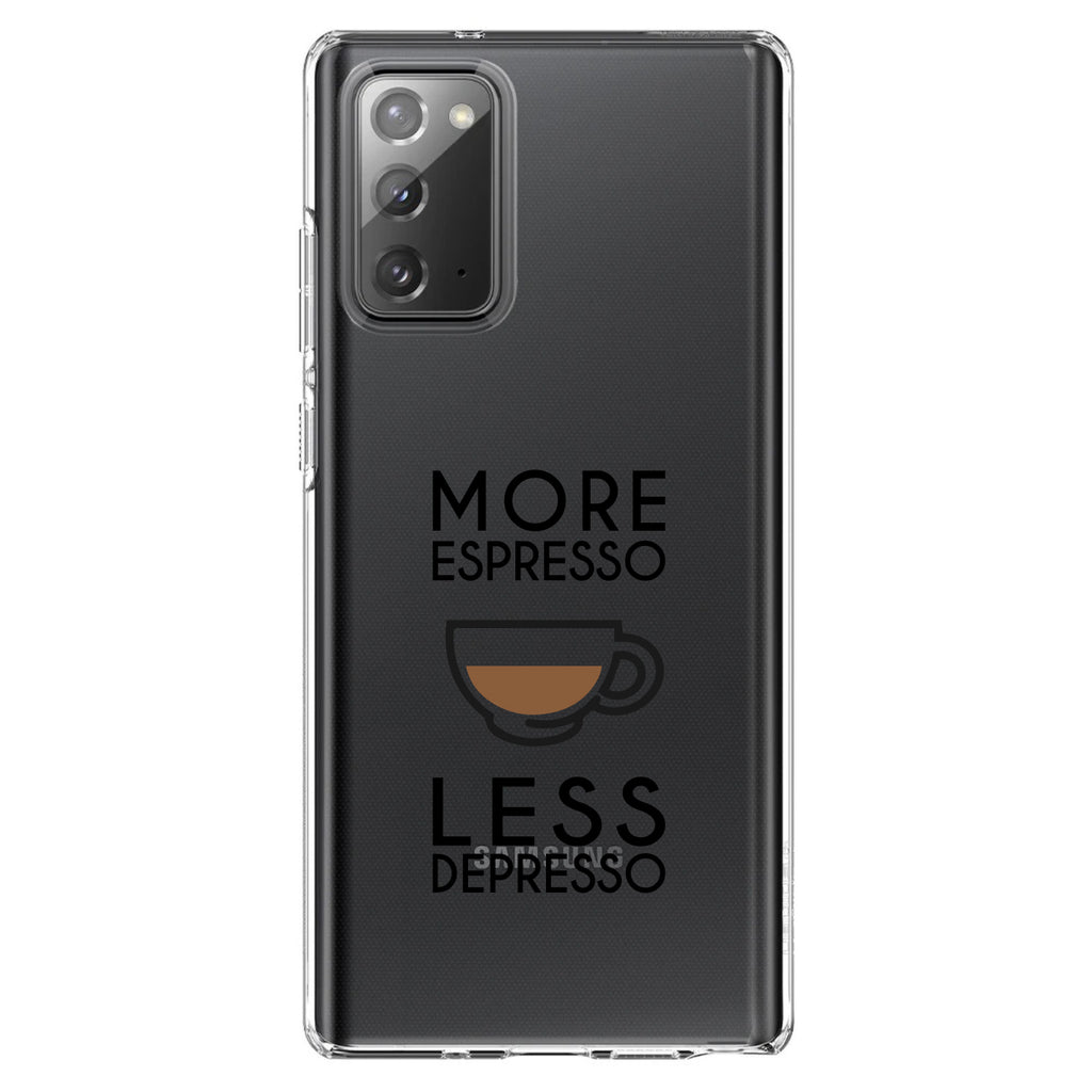 More Espresso Less Depresso Clear Shockproof iPhone Case, view 8