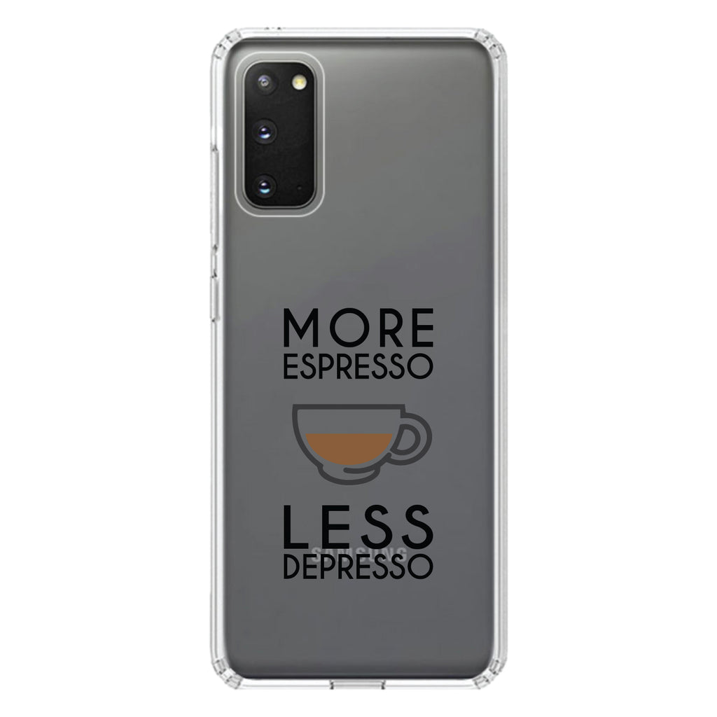 More Espresso Less Depresso Clear Shockproof iPhone Case, view 15