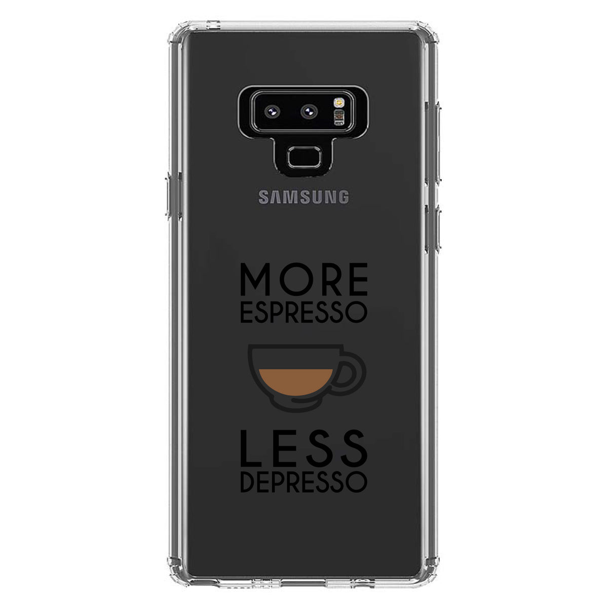 More Espresso Less Depresso Clear Shockproof iPhone Case, view 11