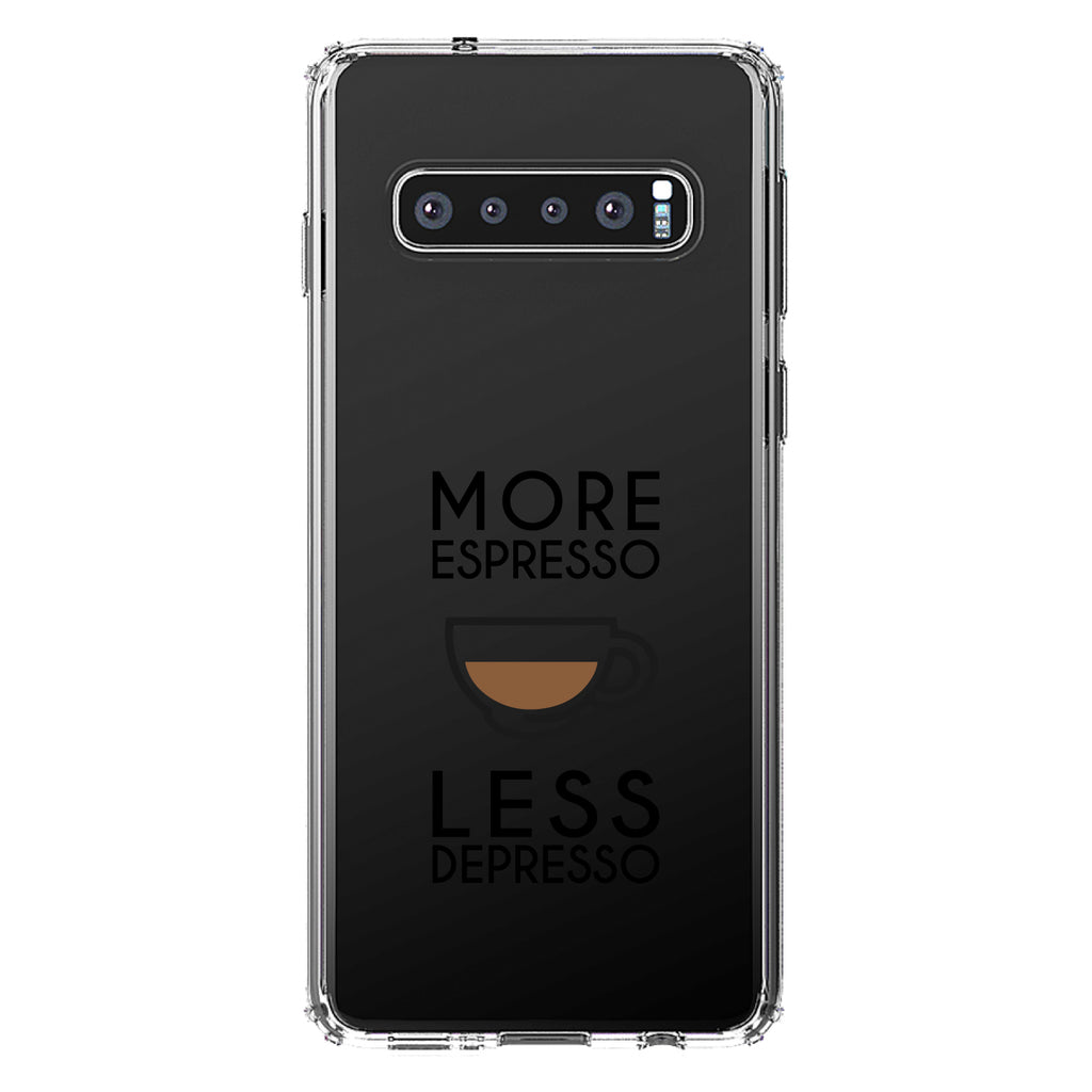 More Espresso Less Depresso Clear Shockproof iPhone Case, view 16