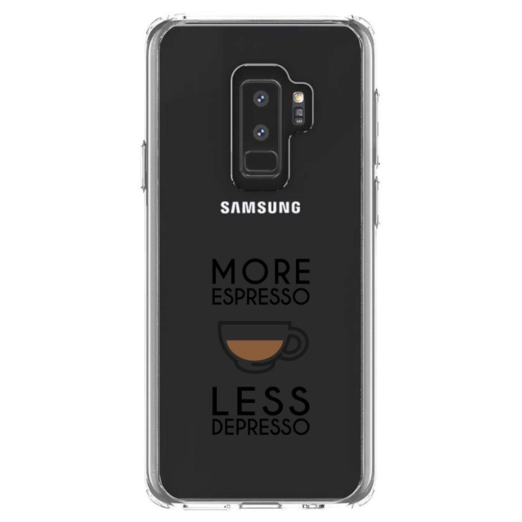 More Espresso Less Depresso Clear Shockproof iPhone Case, view 20