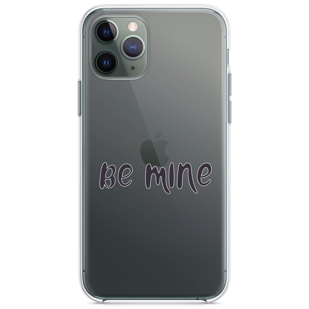 Be Mine, Valentine's Day Clear Shockproof iPhone Case