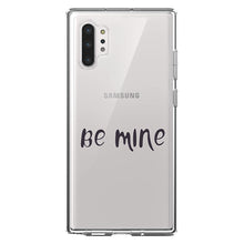 DistinctInk® Clear Shockproof Hybrid Case for Apple iPhone / Samsung Galaxy / Google Pixel - Be Mine - Valentine's Day