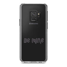 DistinctInk® Clear Shockproof Hybrid Case for Apple iPhone / Samsung Galaxy / Google Pixel - Be Mine - Valentine's Day