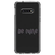 DistinctInk® Clear Shockproof Hybrid Case for Apple iPhone / Samsung Galaxy / Google Pixel - Be Mine - Valentine's Day