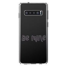 DistinctInk® Clear Shockproof Hybrid Case for Apple iPhone / Samsung Galaxy / Google Pixel - Be Mine - Valentine's Day