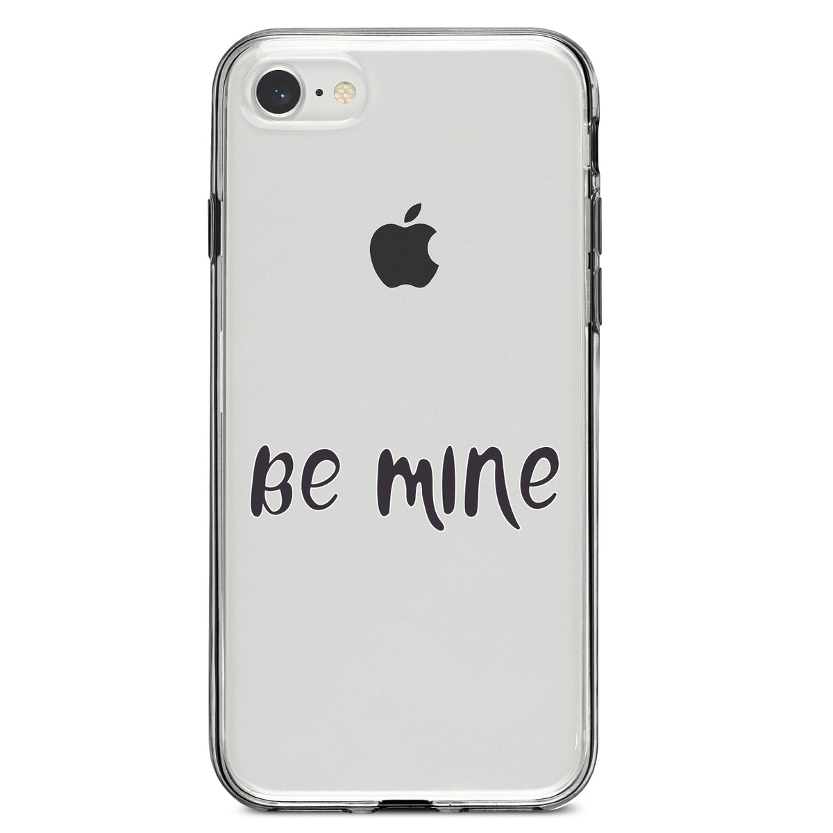 Be Mine, Valentine's Day Clear Shockproof iPhone Case, view 5