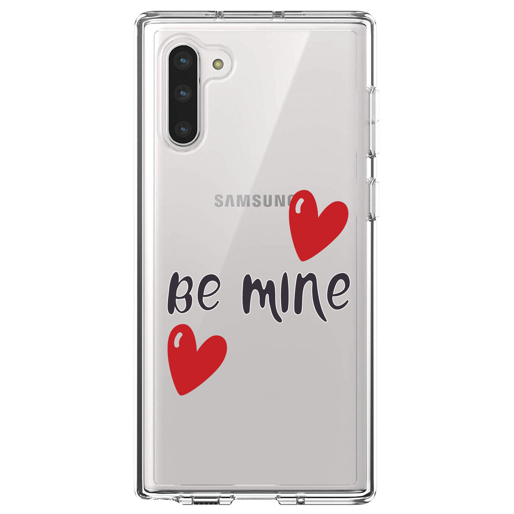 Be Mine, Red Hearts Clear Shockproof iPhone Case, view 9