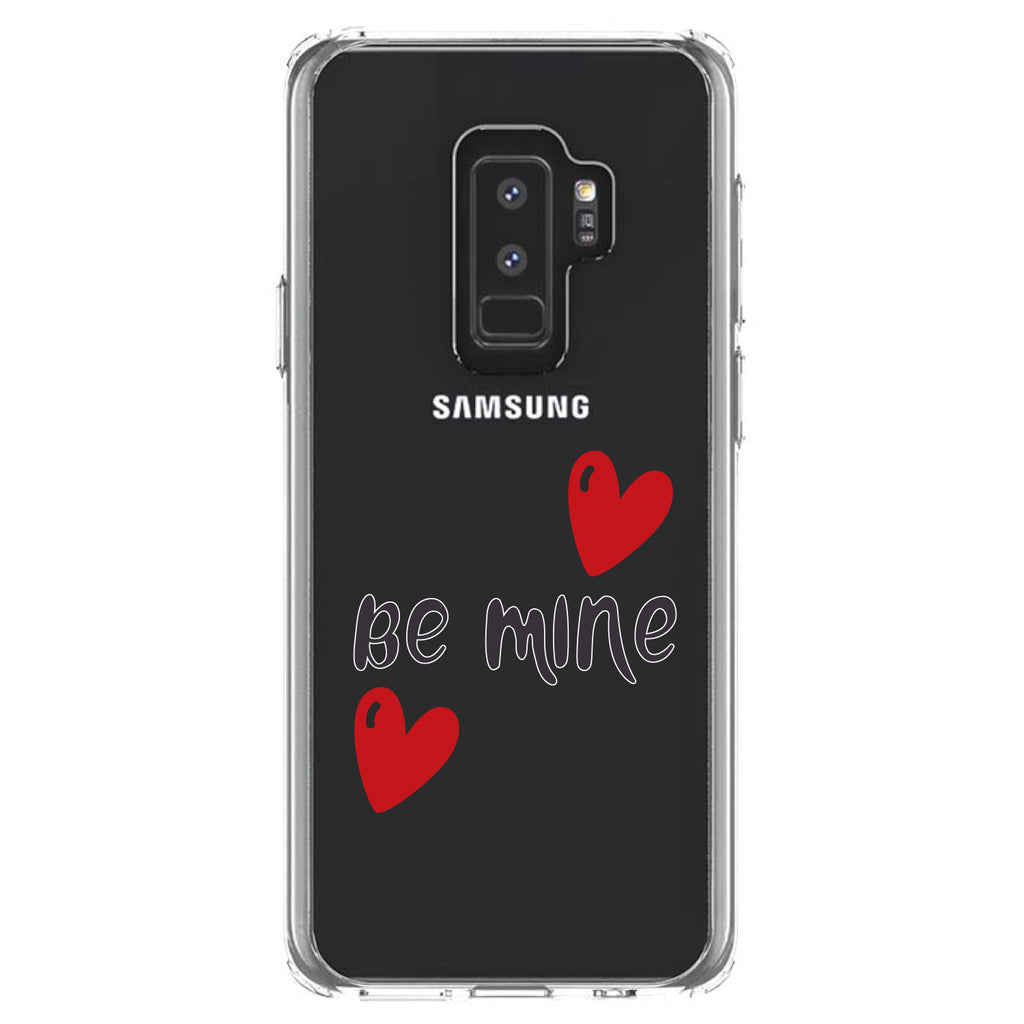 Be Mine, Red Hearts Clear Shockproof iPhone Case, view 20