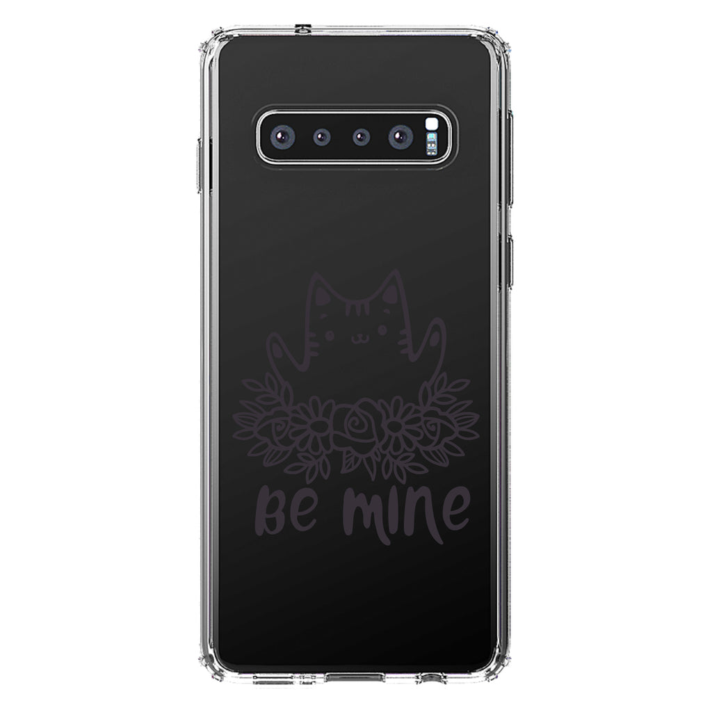 Valentine Cat, Be Mine Flowers Clear Shockproof iPhone Case, view 17
