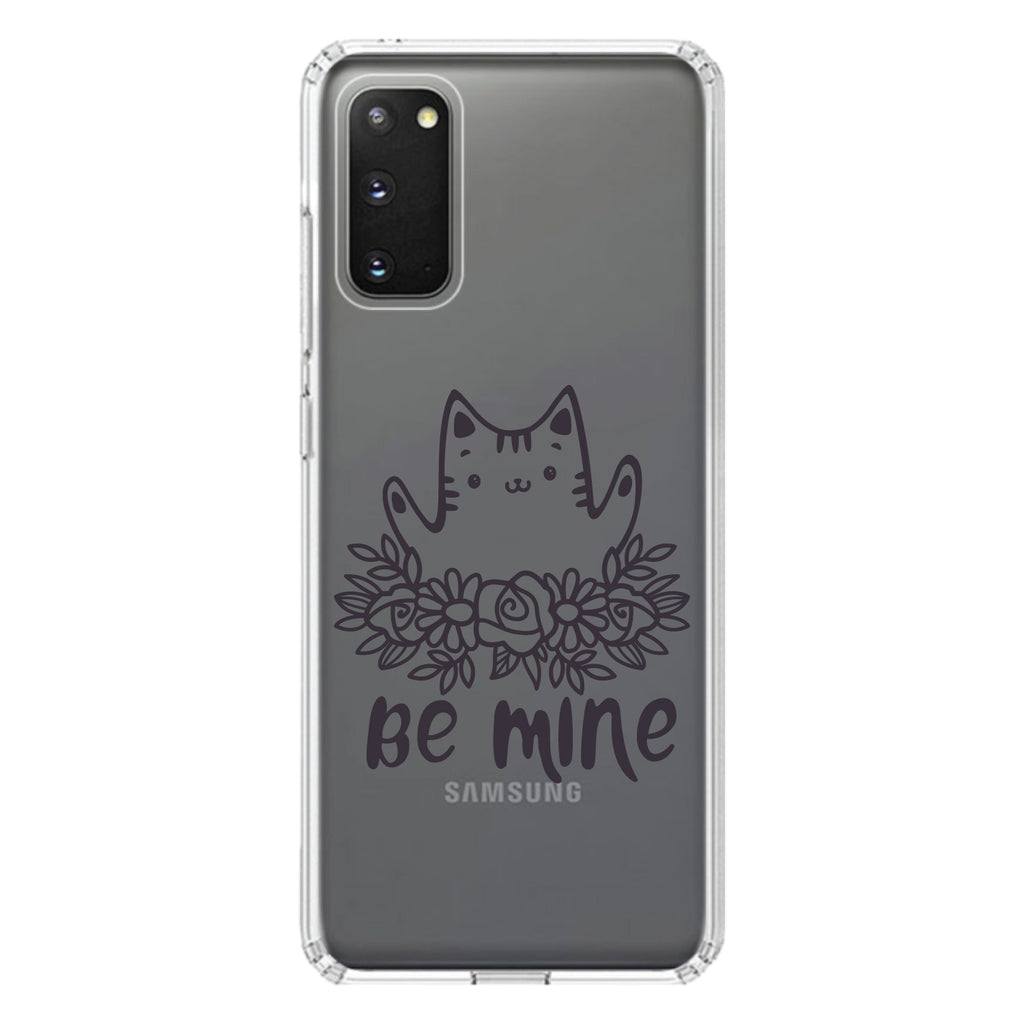 Valentine Cat, Be Mine Flowers Clear Shockproof iPhone Case, view 15