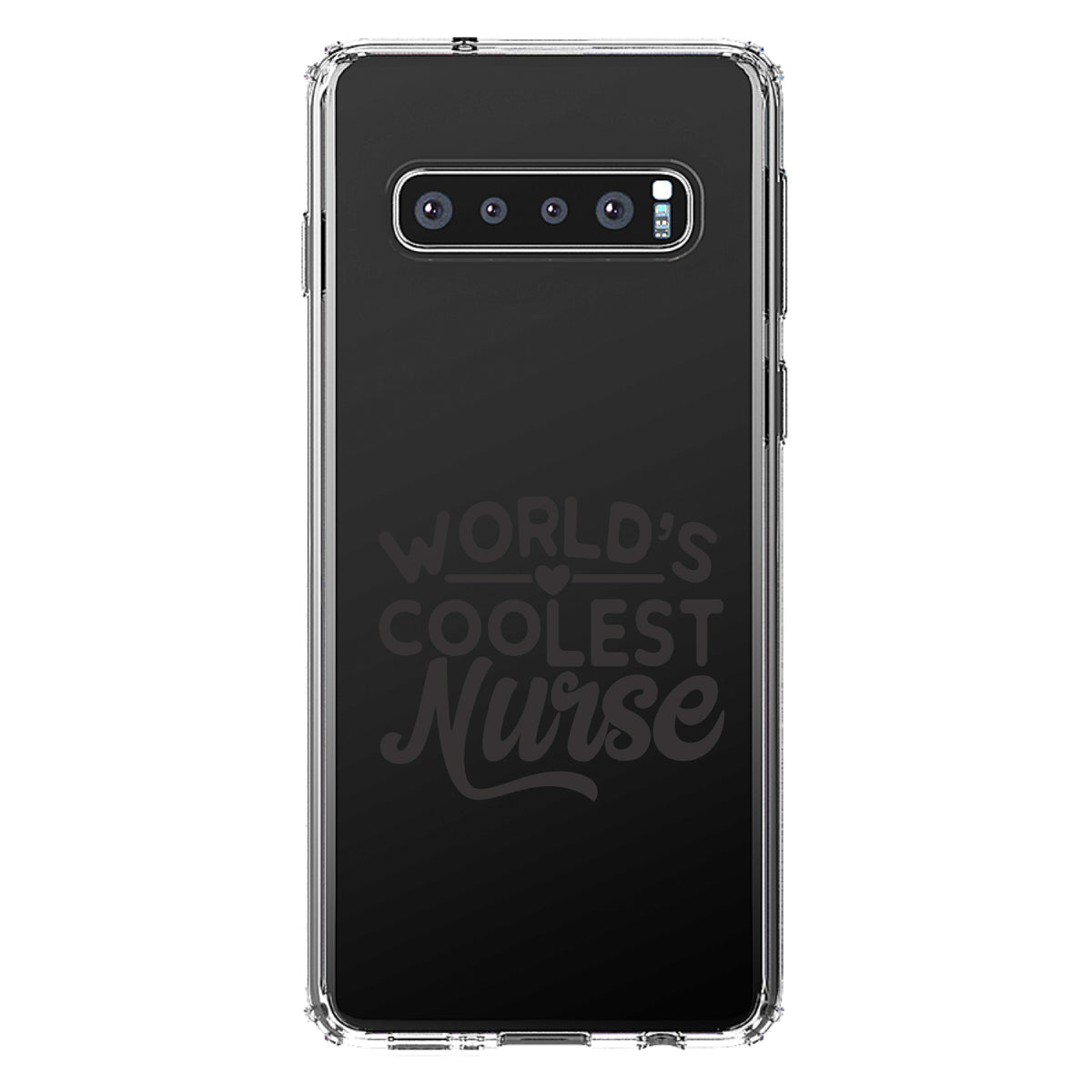 World's Coolest Nurse, Black Clear Shockproof iPhone Case, view 16