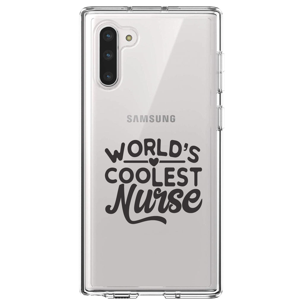 World's Coolest Nurse, Black Clear Shockproof iPhone Case, view 9