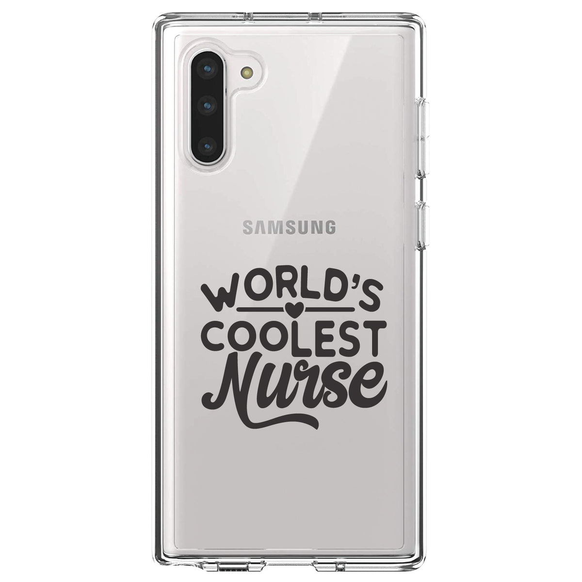 World's Coolest Nurse, Black Clear Shockproof iPhone Case, view 9