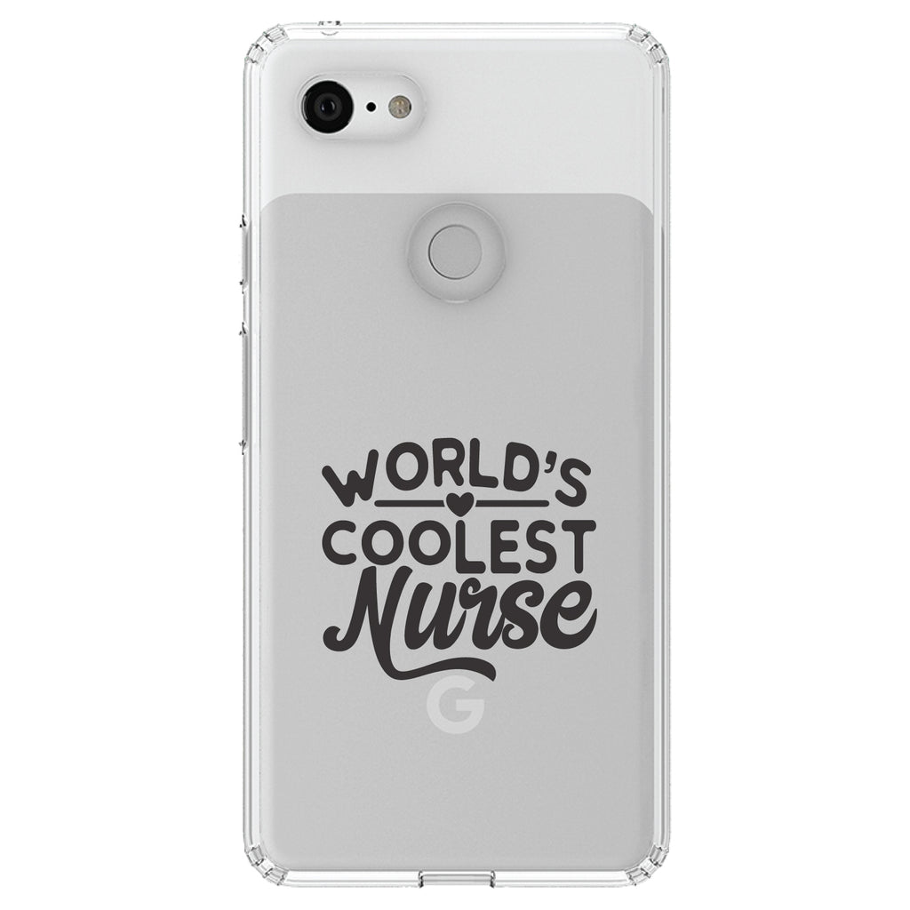 World's Coolest Nurse, Black Clear Shockproof iPhone Case, view 21