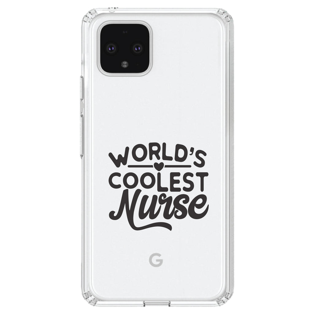 World's Coolest Nurse, Black Clear Shockproof iPhone Case, view 23