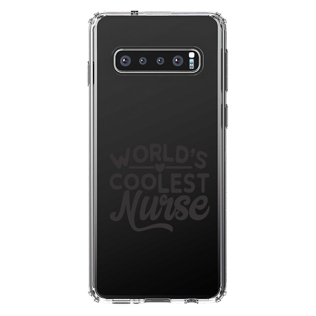 World's Coolest Nurse, Black Clear Shockproof iPhone Case, view 17