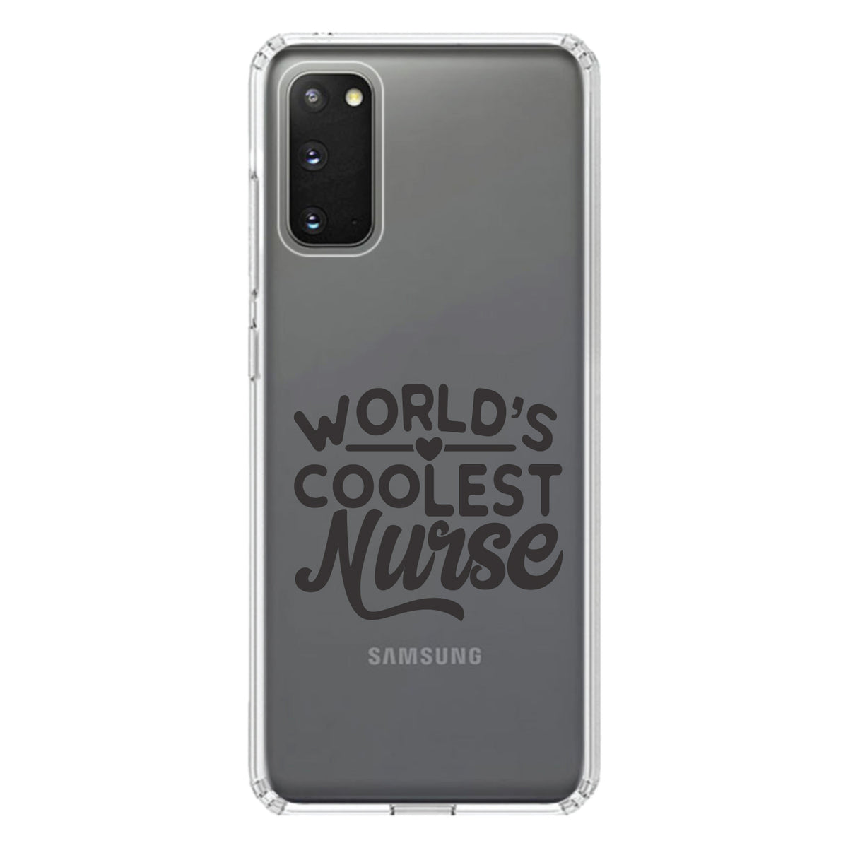World's Coolest Nurse, Black Clear Shockproof iPhone Case, view 14