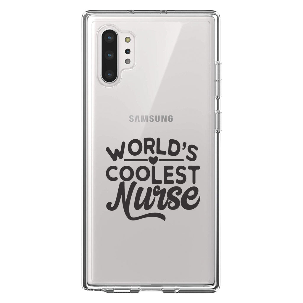 World's Coolest Nurse, Black Clear Shockproof iPhone Case, view 10